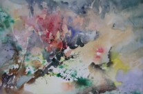 Wanderung (Aquarell)