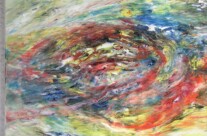 Spiralnebel (Ölfarbe/Leinwand)